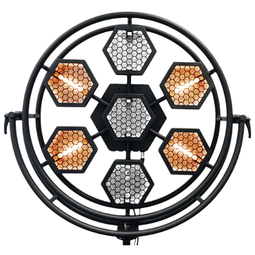 retro light: hexagon led