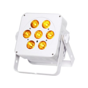 ledj 7q5 rgbw wired uplight (white housing)