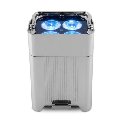 chauvet well fit ip wireless uplighter (chrome housing)