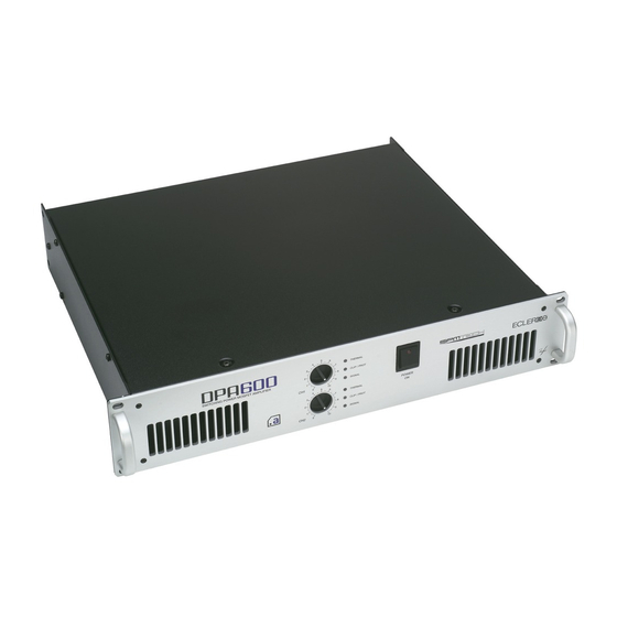 ecler apa 600 amplifier