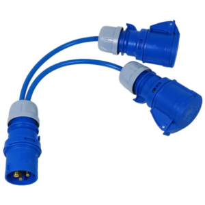 16a 2 way cable split