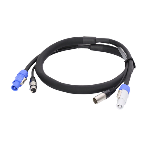 powercon & dmx loom 5m