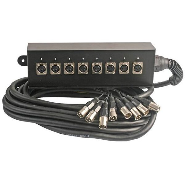 pulse 15m 8 way stage box