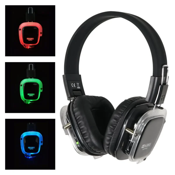 silent disco headphones: waudio sdpro