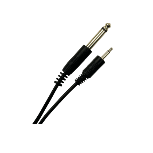 3.5mm jack to 6.35mm jack 1m (for guitar/bass/violin beltpack)