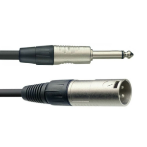 6.35mm jack to male xlr