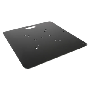 global truss bs600 black steel base plate: 60cm x 60cm
