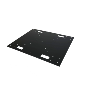 global truss ubp700 black steel base plate: 70cm x 60cm